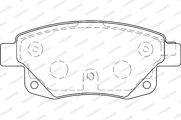Brake Pad Set, disc brake (WBP24486A)