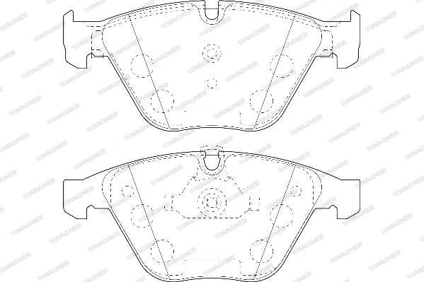 Brake Pad Set, disc brake (WBP23313A)