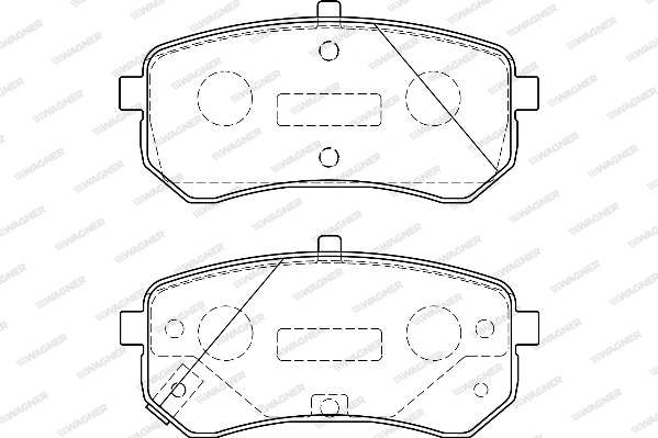 Brake Pad Set, disc brake (WBP24276A)