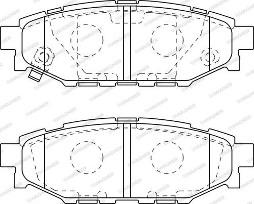 Brake Pad Set, disc brake (WBP24271A)