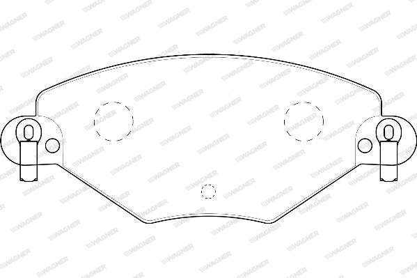 Brake Pad Set, disc brake (WBP23277A)