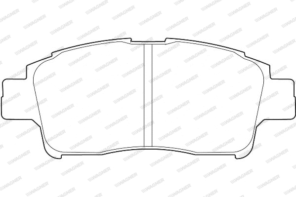 Brake Pad Set, disc brake (WBP23348A)