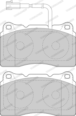 Brake Pad Set, disc brake (WBP23756A)