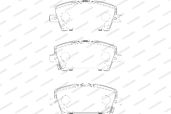 Brake Pad Set, disc brake (WBP24087A)