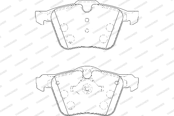 Brake Pad Set, disc brake (WBP24142A)