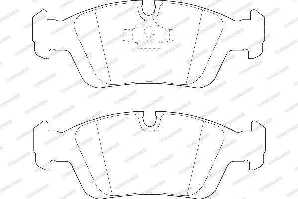 Brake Pad Set, disc brake (WBP21292A)