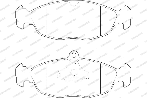Brake Pad Set, disc brake (WBP20547A)