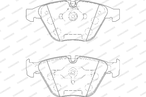 Brake Pad Set, disc brake (WBP24161A)