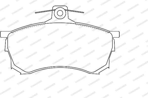 Brake Pad Set, disc brake (WBP23080A)