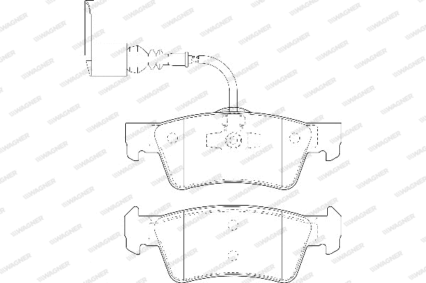 Brake Pad Set, disc brake (WBP24368A)