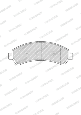 Brake Pad Set, disc brake (MX726)
