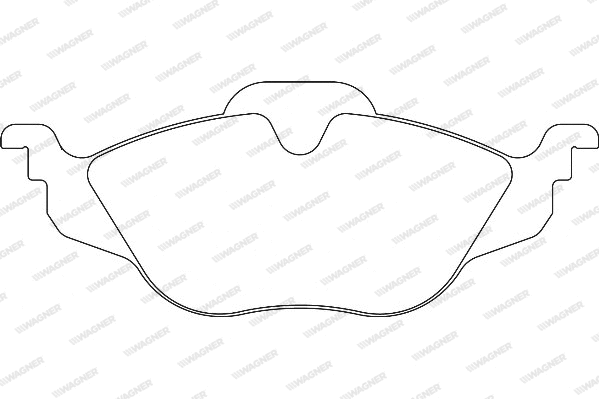 Brake Pad Set, disc brake (WBP23063A)