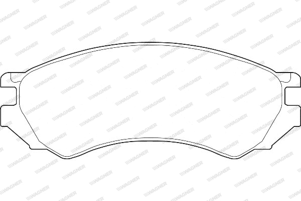 Brake Pad Set, disc brake (WBP21280A)