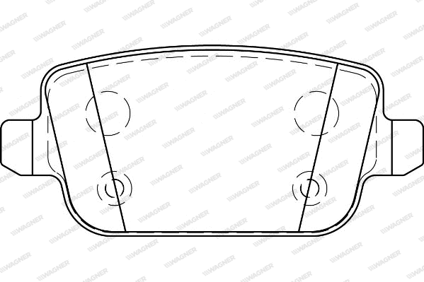 Brake Pad Set, disc brake (WBP24537A)