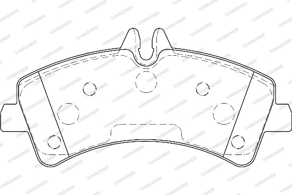 Brake Pad Set, disc brake (WBP29217A)