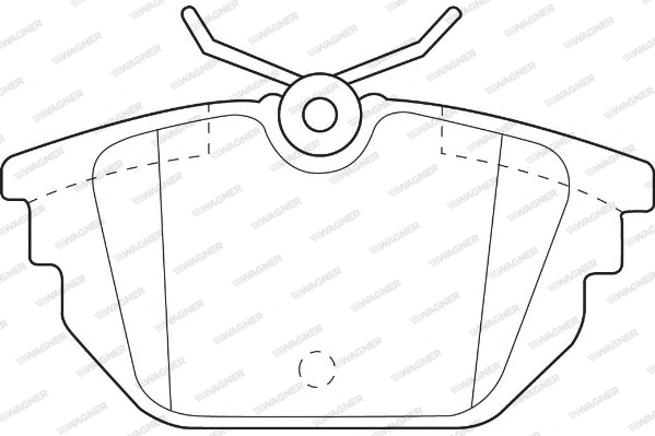 Brake Pad Set, disc brake (WBP23177A)