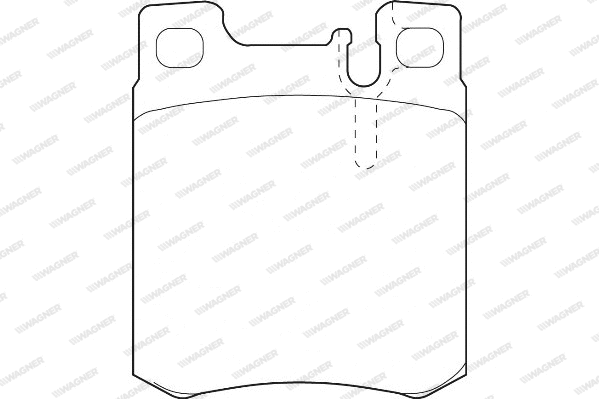 Brake Pad Set, disc brake (WBP21305A)