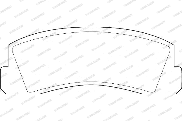 Brake Pad Set, disc brake (WBP20660A)