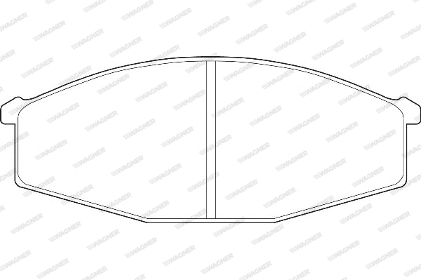Brake Pad Set, disc brake (WBP20863A)
