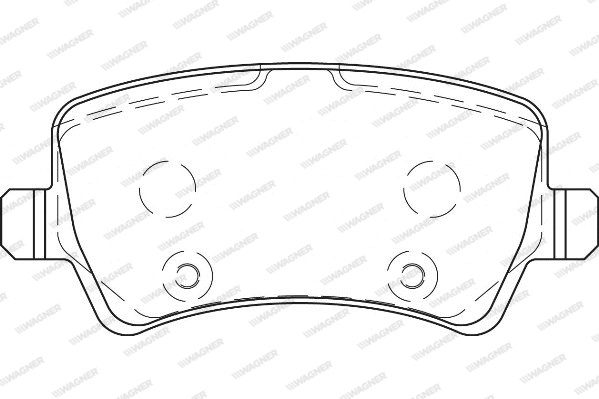Brake Pad Set, disc brake (WBP24496B)