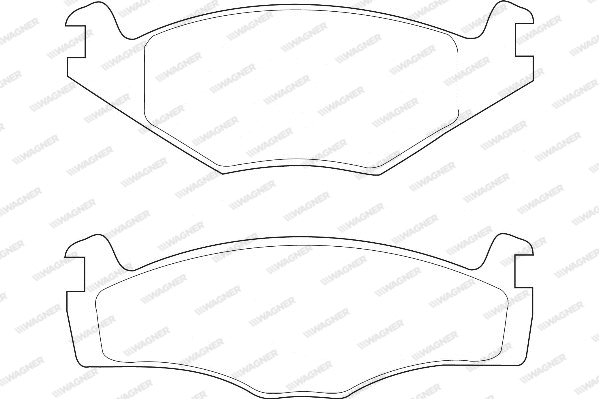 Brake Pad Set, disc brake (WBP20887A)