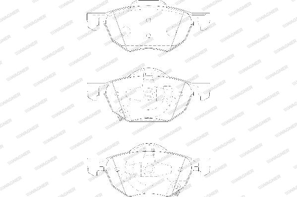 Brake Pad Set, disc brake (WBP23719A)