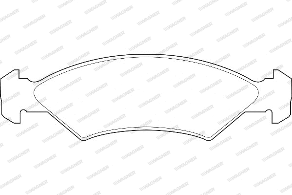 Brake Pad Set, disc brake (WBP20857A)