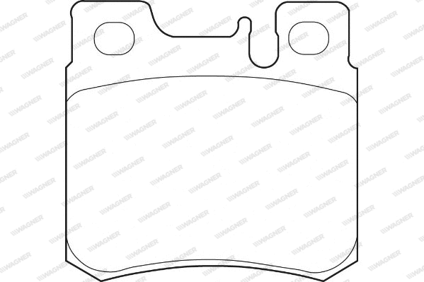 Brake Pad Set, disc brake (WBP21197A)