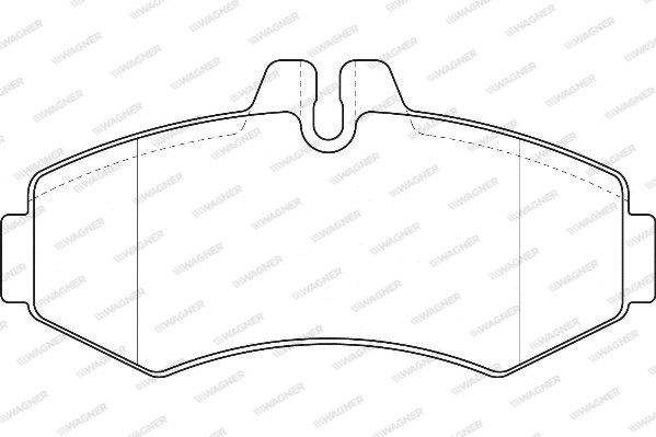 Brake Pad Set, disc brake (WBP23022A)