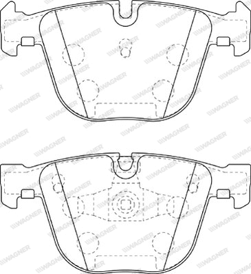 Brake Pad Set, disc brake (WBP23731A)
