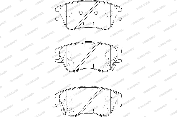 Brake Pad Set, disc brake (WBP24277A)
