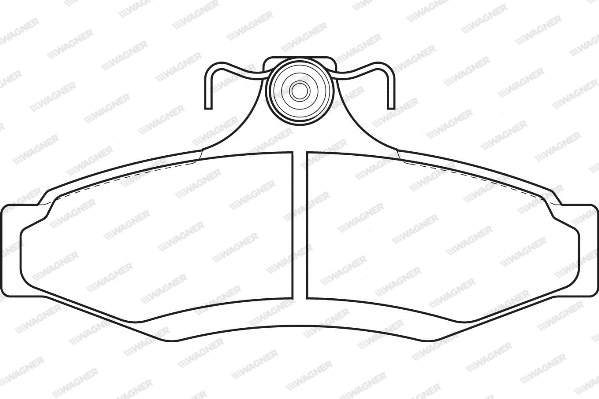 Brake Pad Set, disc brake (WBP23237A)