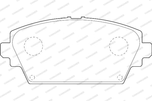 Brake Pad Set, disc brake (WBP23094A)
