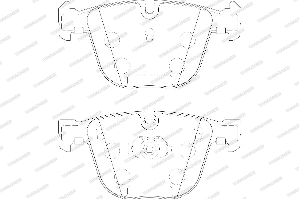 Brake Pad Set, disc brake (WBP23309A)