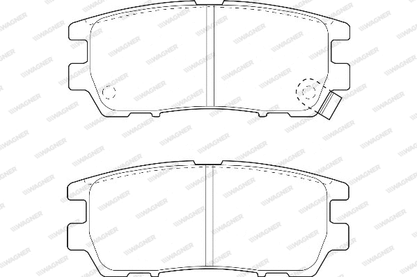 Brake Pad Set, disc brake (WBP21840A)