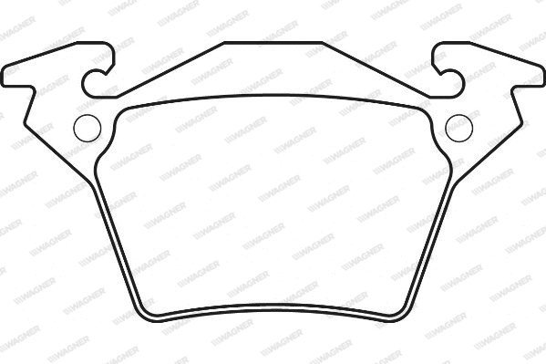 Brake Pad Set, disc brake (WBP23020A)