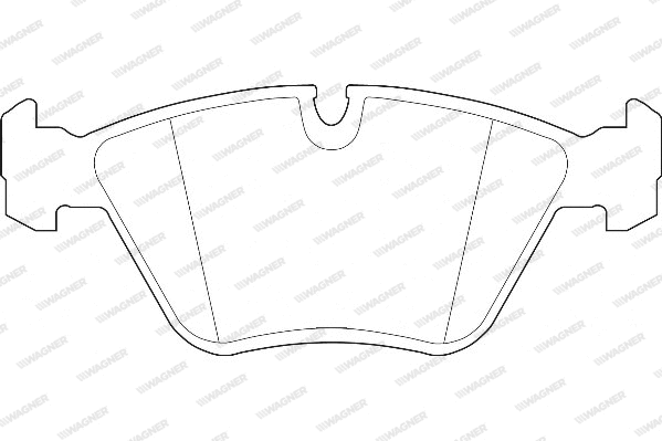 Brake Pad Set, disc brake (WBP20968B)