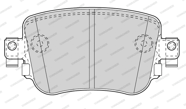 Brake Pad Set, disc brake (WBP80010A)