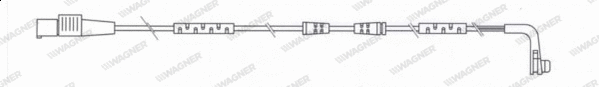 Warning Contact, brake pad wear (WWI364)