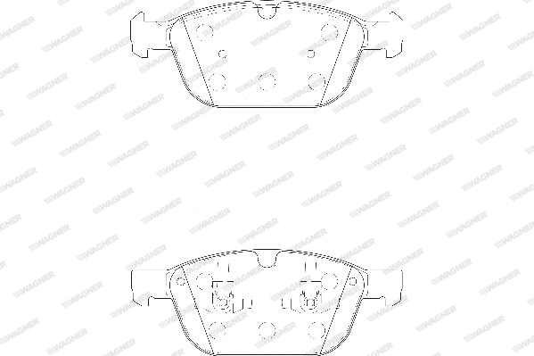 Brake Pad Set, disc brake (WBP24399A)