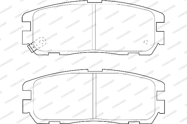 Brake Pad Set, disc brake (WBP21875A)