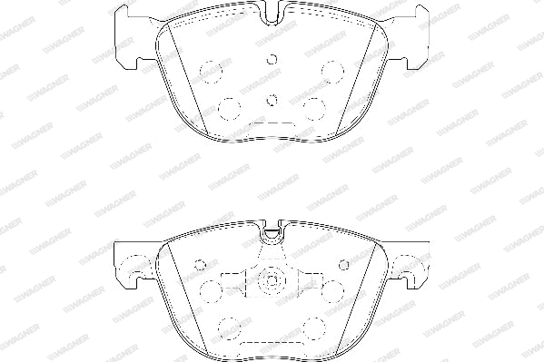 Brake Pad Set, disc brake (WBP24170A)