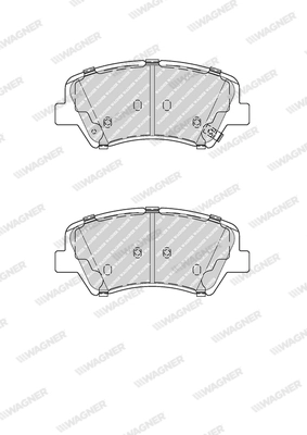 Brake Pad Set, disc brake (QC1595)