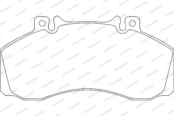 Brake Pad Set, disc brake (WBP20835A)