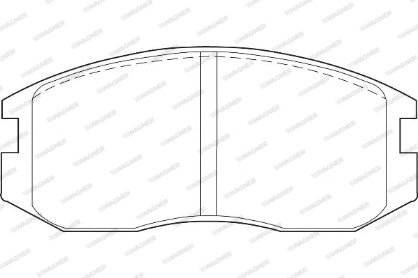 Brake Pad Set, disc brake (WBP21650A)