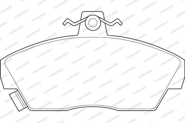 Brake Pad Set, disc brake (WBP21520A)