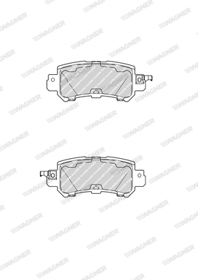 Brake Pad Set, disc brake (QC1624)