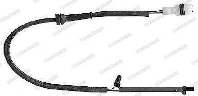 Warning Contact, brake pad wear