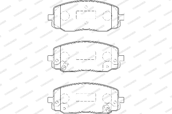 Brake Pad Set, disc brake (WBP24275A)