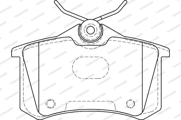 Brake Pad Set, disc brake (WBP20961H)